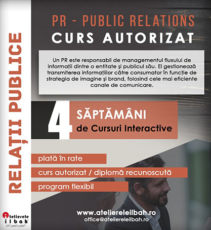 cursuri PR public relations Atelierele ILBAH