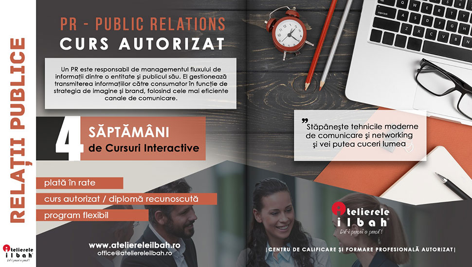 curs PR public relations Atelierele ILBAH curs PR public relations Atelierele ILBAH