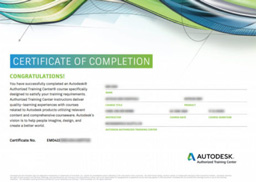 Certificate of Completion - Autodesk