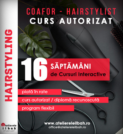 Curs Coafor, cursuri Hairstylist in Bucuresti, Cluj, Ploiesti