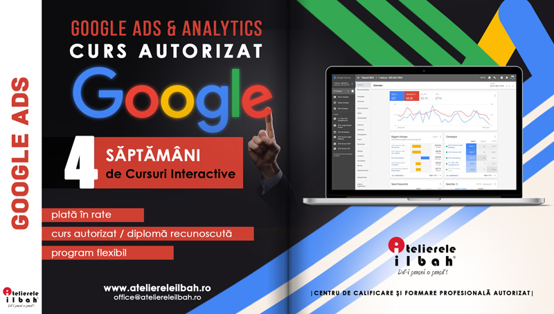 curs google ads, curs google analytics