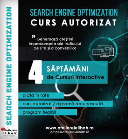 curs seo autorizat, cursuri seo acreditate, curs optimizare motoare cautare, curs google