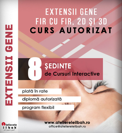 curs extensii gene acreditat, curs aplicare gene false autorizat, cursuri gene false, stilizare sprancene