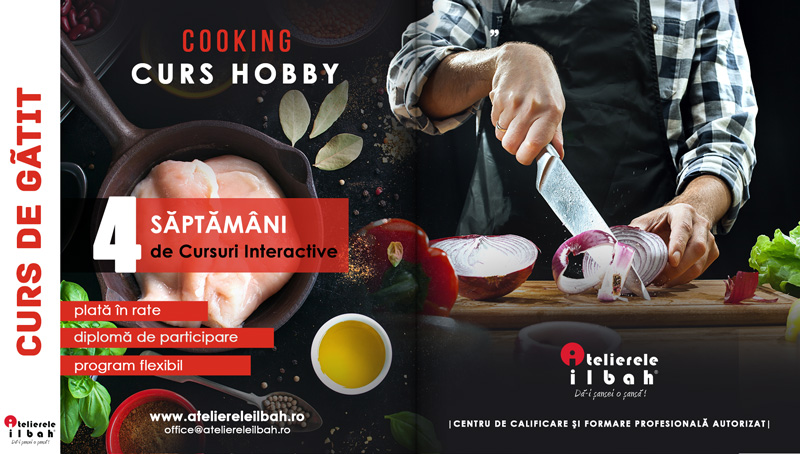 curs bucatar hobby, curs de gatit, cursuri cooking amatori