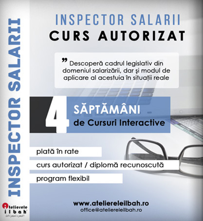 curs inspector salarii autorizat, cursuri salarizare acreditat, curs salarii in Bucuresti Cluj Ploiesti si Online Live