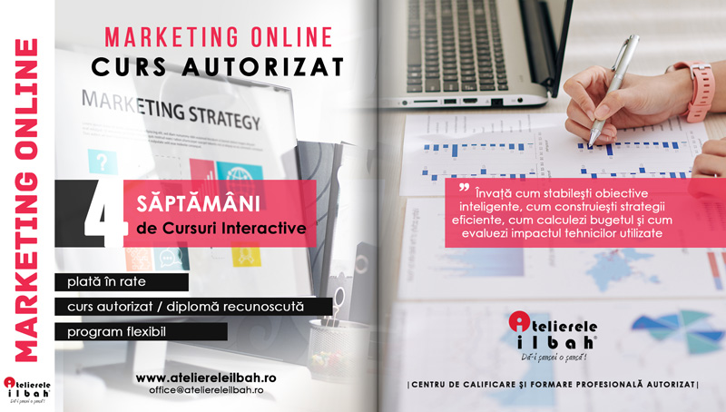 curs marketing online autorizat, curs manager marketing acreditat, cursuri online marketing