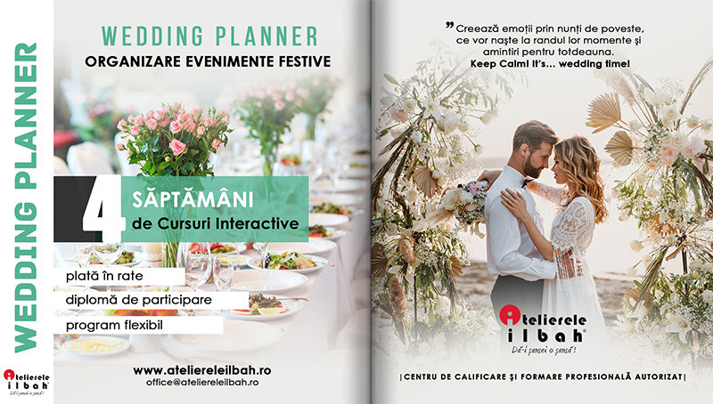 Curs Wedding Planner *Online LIVE* ateliereleilbah.ro