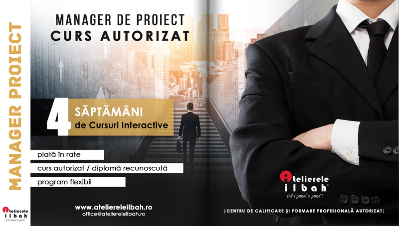 Curs Manager de Proiect - Curs Autorizat. Inscrie-te acum!