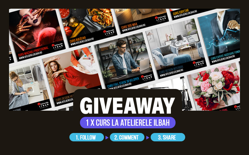 Giveaway 2022 Atelierele ILBAH