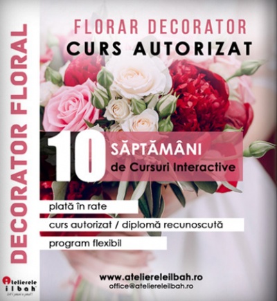 Cele mai bune cursuri de decorator floral