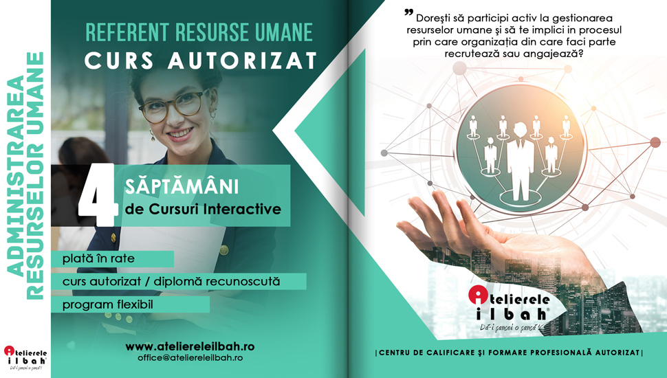 Curs Referent Resurse Umane IRU Inspector Resurse Umane