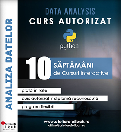 Curs Python Data Analysis - Analiza si Prelucrarea Datelor