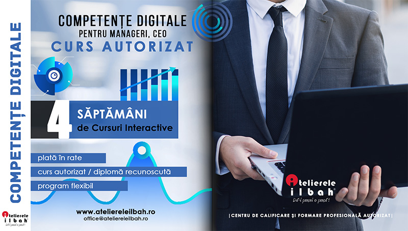 Curs Competente Digitale pentru persoanele responsabile cu conducerea si controlul intreprinderii