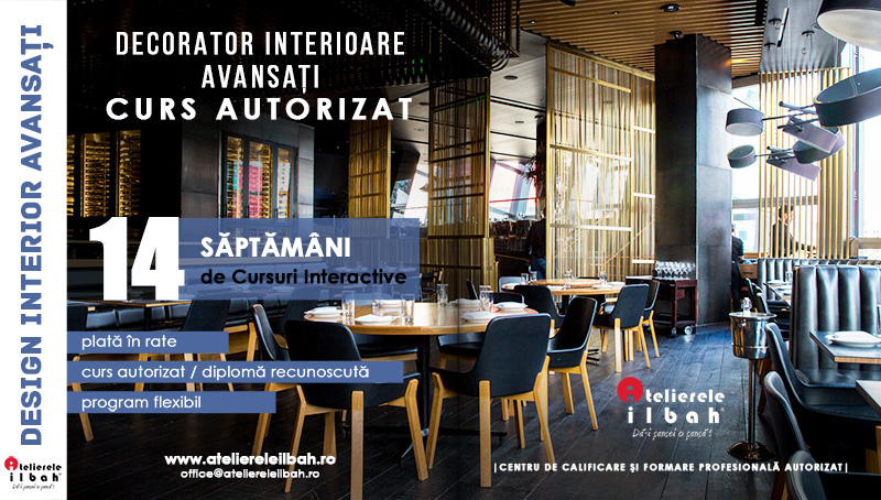 Curs Design Interior Avansati. Inscrie-te acum!