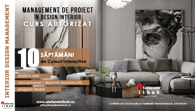 curs management de proiect in design interior si amenajari interioare