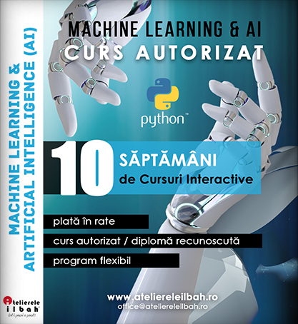 Curs Python Machine Learning si AI Inteligenta Artificiala