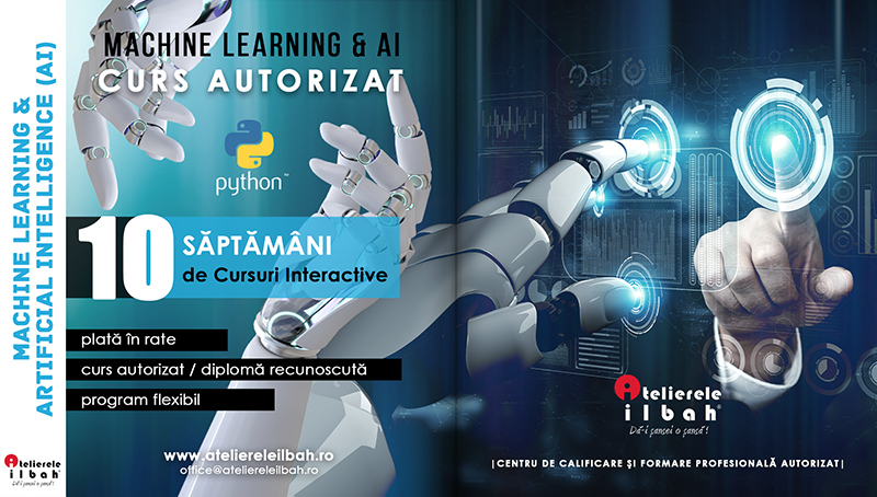 Curs Python Machine Learning si AI Inteligenta Artificiala