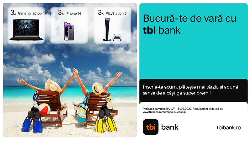 Bucura-te de vara cu tbi bank si castigi