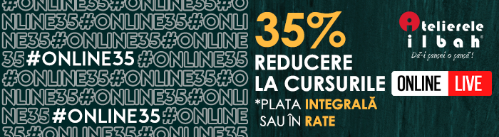 #Online35 - 35% Reducere la cursurile Online LIVE