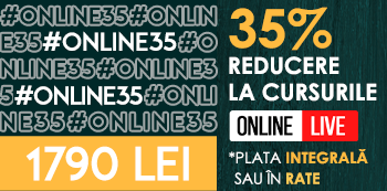 Cu oferta #Online35 platesti doar 1790 Lei pentru cursurile Online LIVE Cu oferta #Online35 platesti doar 1790 Lei pentru cursurile Online LIVE