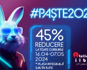 Oferta #Paste2024 - 45% Reducere la cursuri!