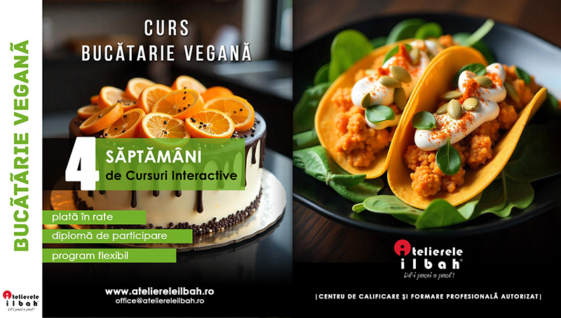 Curs Bucatarie Vegana