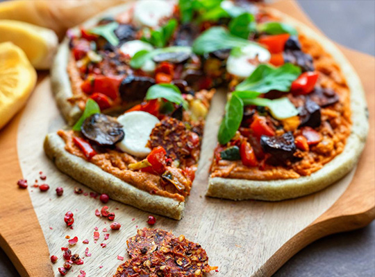 Pizza Raw Vegana