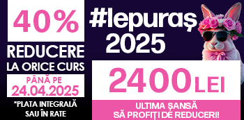 Folosind codul #Iepuras2025 platesti doar 2400 Lei