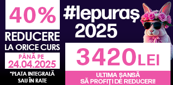 Folosind codul #Iepuras2025 platesti doar 3420 Lei
