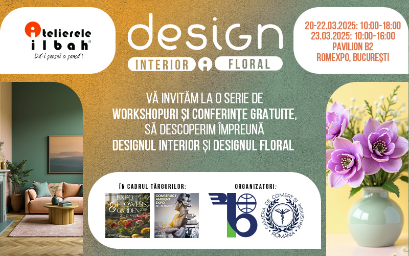 Workshop-uri si Conferinte gratuite de Design Interior si Design Floral