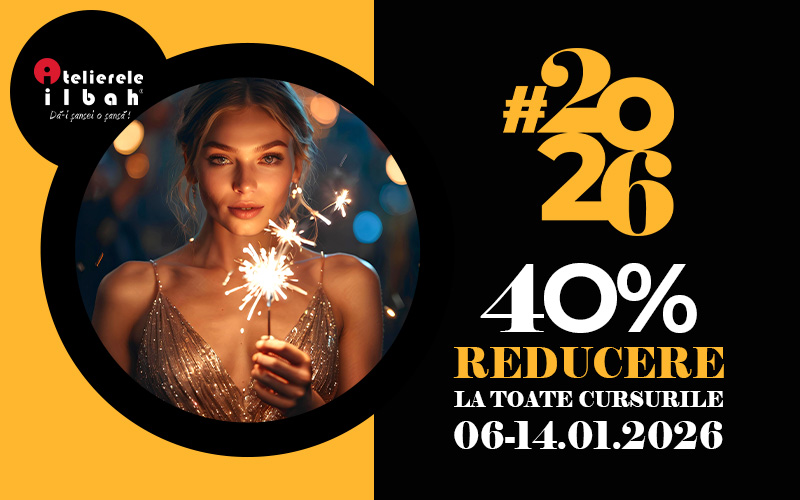 Incepe #2026 cu dreptul: ai 40% reducere la cursuri pentru un start perfect!