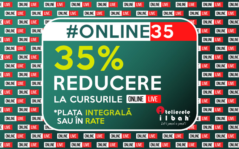 Online35 - 35% Reducere la cursurile Online LIVE