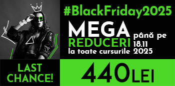 Pret #BlackFriday2025: 440 Lei. Profita de aceasta sansa unica! Pret #BlackFriday2025: 440 Lei. Profita de aceasta sansa unica!
