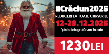 Pret #Craciun2025: 1230 Lei. Fa-ti un cadou care conteaza! Pret #Craciun2025: 1230 Lei. Fa-ti un cadou care conteaza!