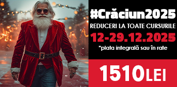 Pret #Craciun2025: 1510 Lei. Fa-ti un cadou care conteaza!