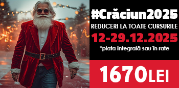 Pret #Craciun2025: 1670 Lei. Fa-ti un cadou care conteaza! Pret #Craciun2025: 1670 Lei. Fa-ti un cadou care conteaza!