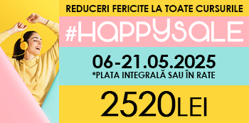 Folosind codul #HappySale platesti doar 2520 Lei