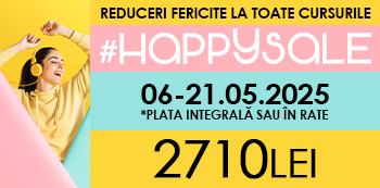 Folosind codul #HappySale platesti doar 2710 Lei