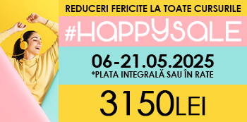 Folosind codul #HappySale platesti doar 3150 Lei