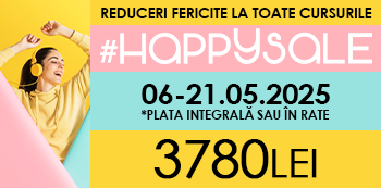 Folosind codul #HappySale platesti doar 3780 Lei