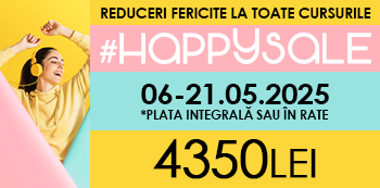 Folosind codul #HappySale platesti doar 4350 Lei