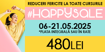 Folosind codul #HappySale platesti doar 480 Lei