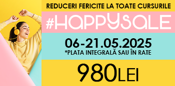 Folosind codul #HappySale platesti doar 980 Lei