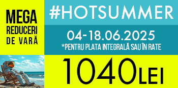 Folosind codul #HotSummer platesti doar 1040 Lei