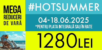 Folosind codul #HotSummer platesti doar 1280 Lei