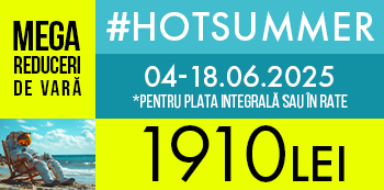 Folosind codul #HotSummer platesti doar 1910 Lei