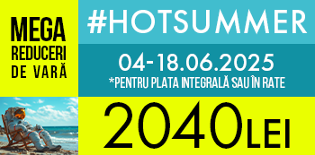 Folosind codul #HotSummer platesti doar 2040 Lei