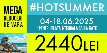 Folosind codul #HotSummer platesti doar 2440 Lei