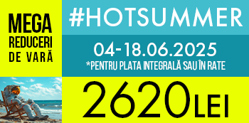 Folosind codul #HotSummer platesti doar 2620 Lei