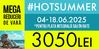 Folosind codul #HotSummer platesti doar 3050 Lei